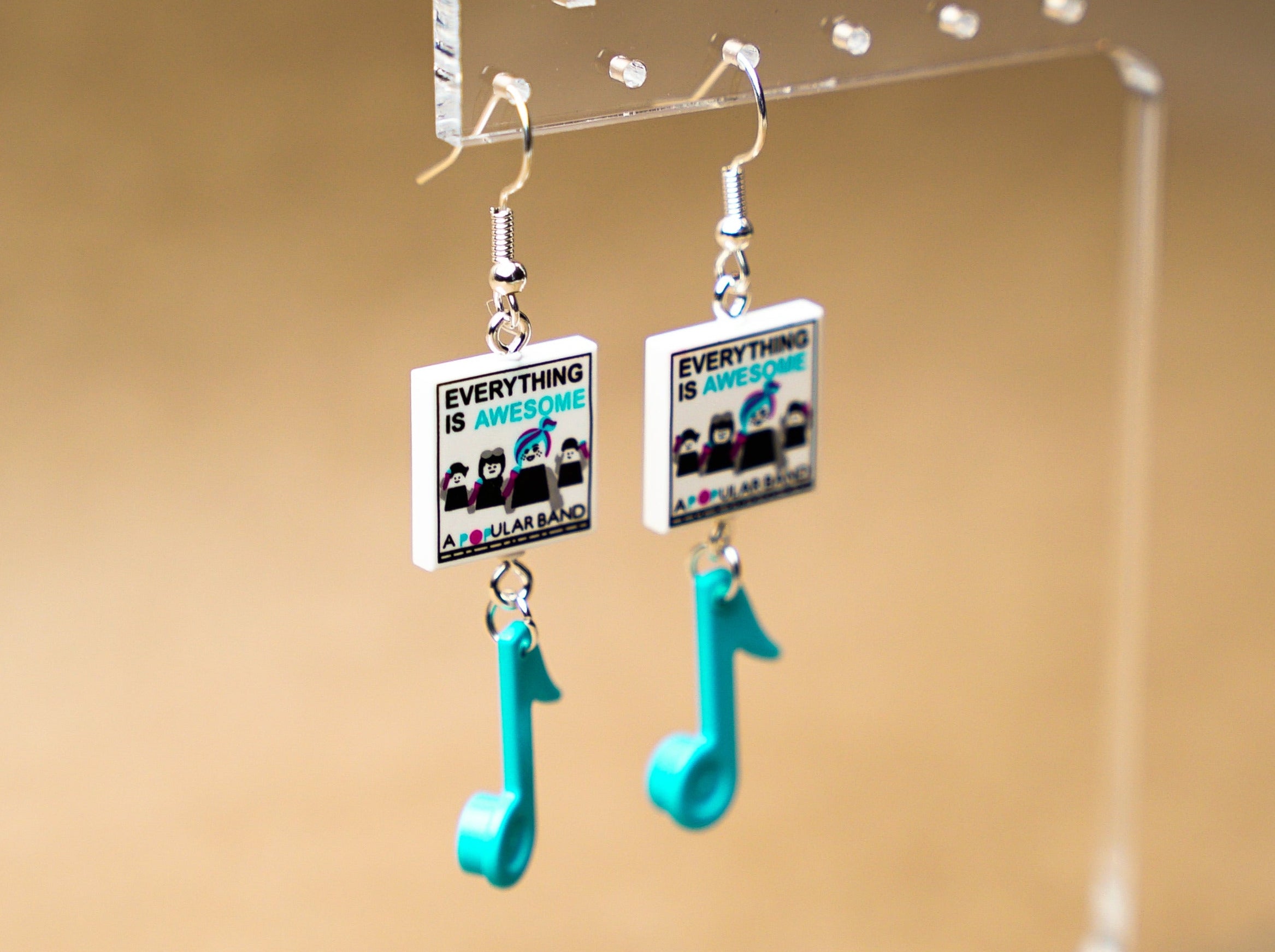 StudBee - LEGO® Awesome Song Music Earrings - StudBee